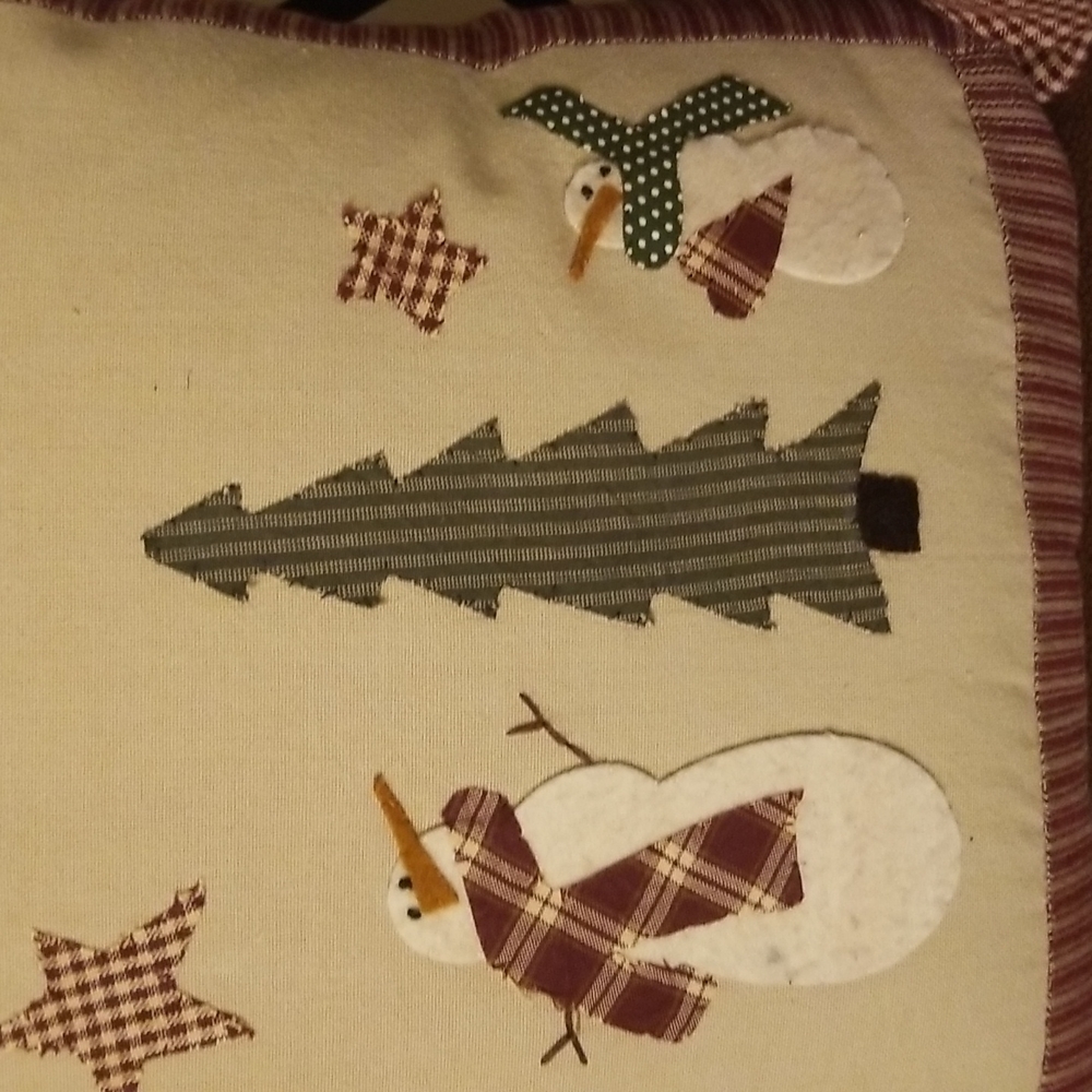 Farmhouse style winter decor pillows - Picture 6 of 12